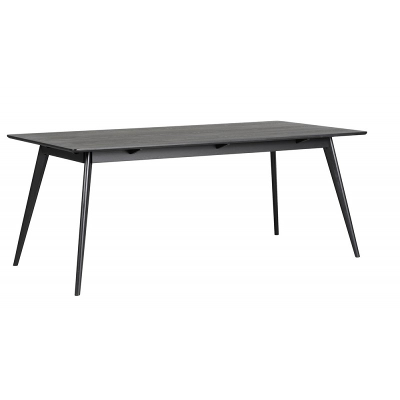 ROWICO Yumi Extending Dining Table Black